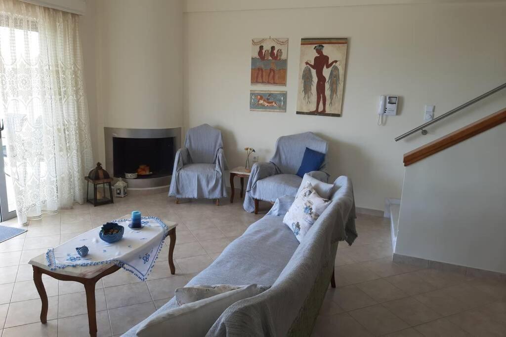 Seaside Villa Andronikos Amarynthos Dış mekan fotoğraf